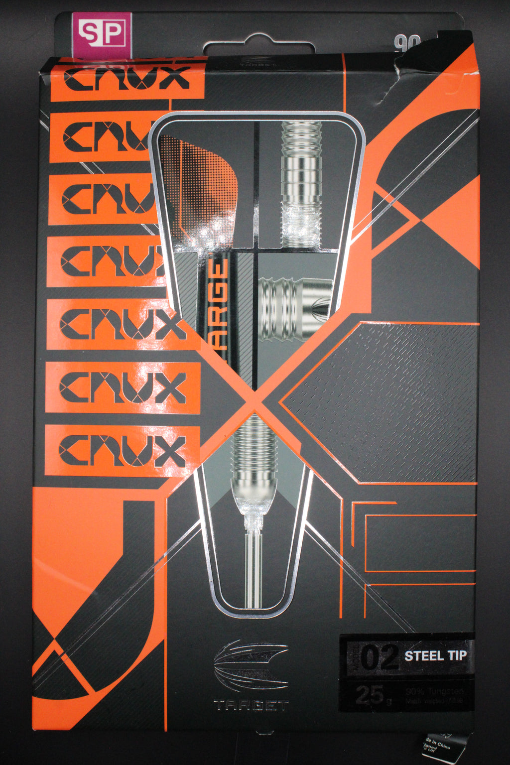 B) Target Crux 02 90% - 25 gram Swiss point